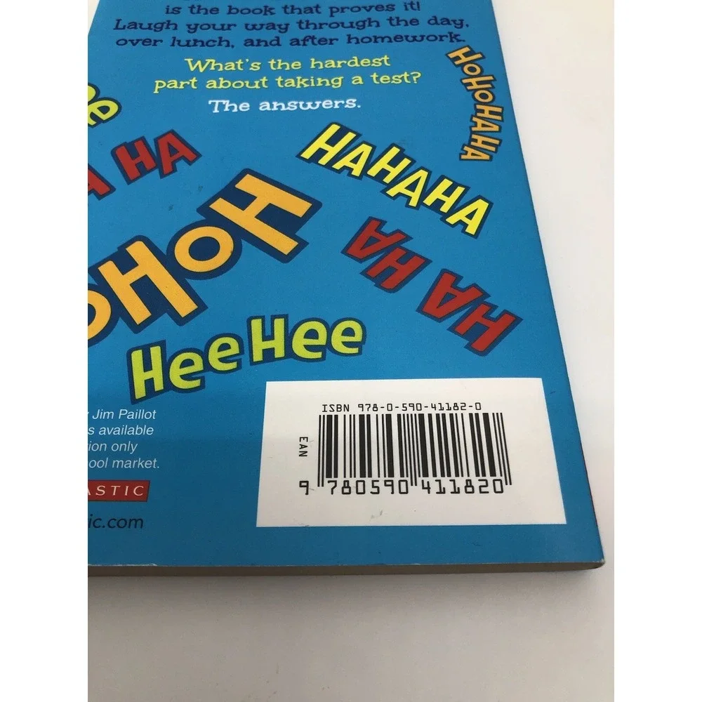 101 School Jokes Lisa Eisenberg & Katy Hall Paperback Funny Joke Book Scholastic